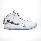 Side view of the Air Jordan 10