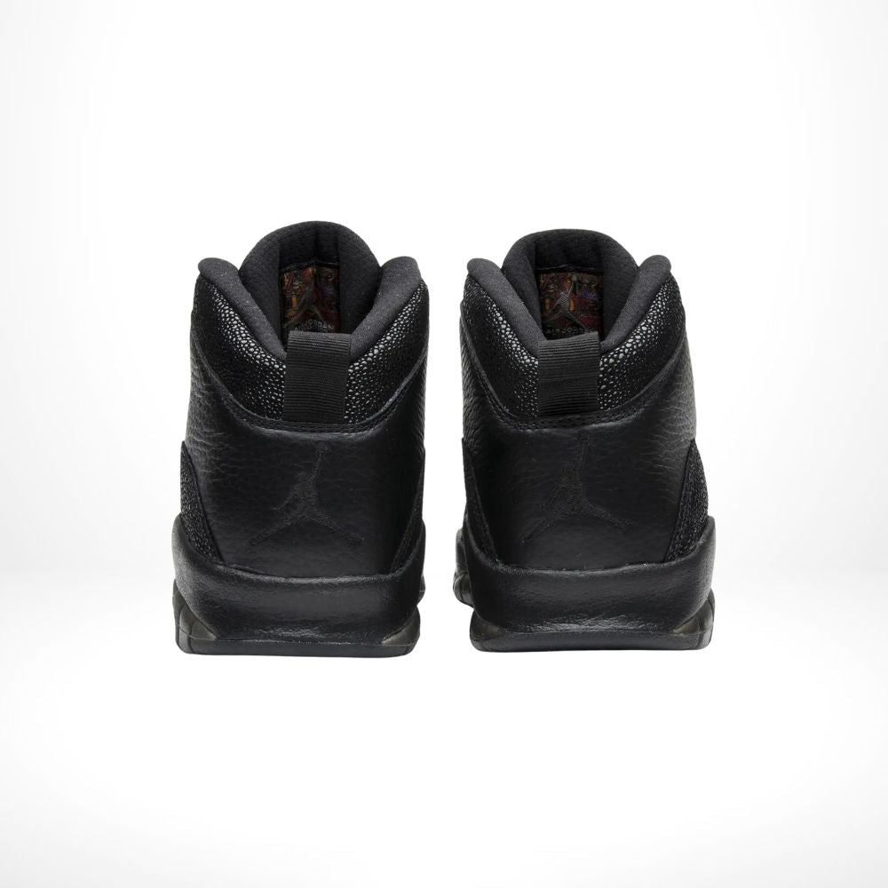 Rear view of the Air Jordan 10