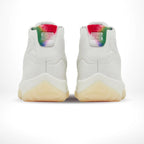 Rear view of the Air Jordan 11