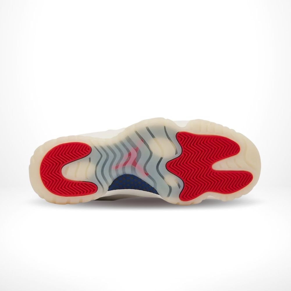 Bottom view of the Air Jordan 11