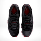 Top-down view of the Air Jordan 11
