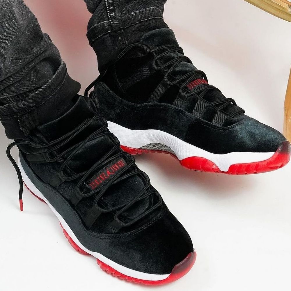 On-foot of the Air Jordan 11
