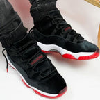 On-foot of the Air Jordan 11