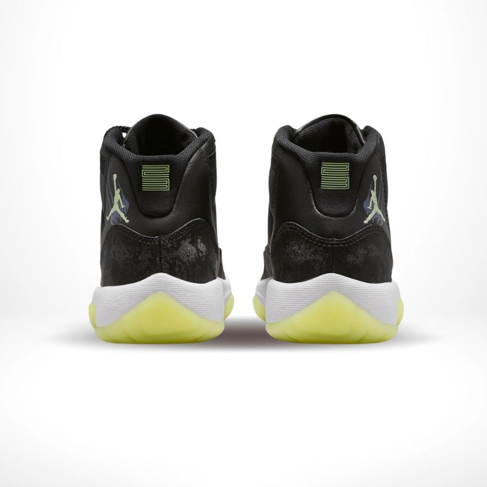 Rear view of the Air Jordan 11