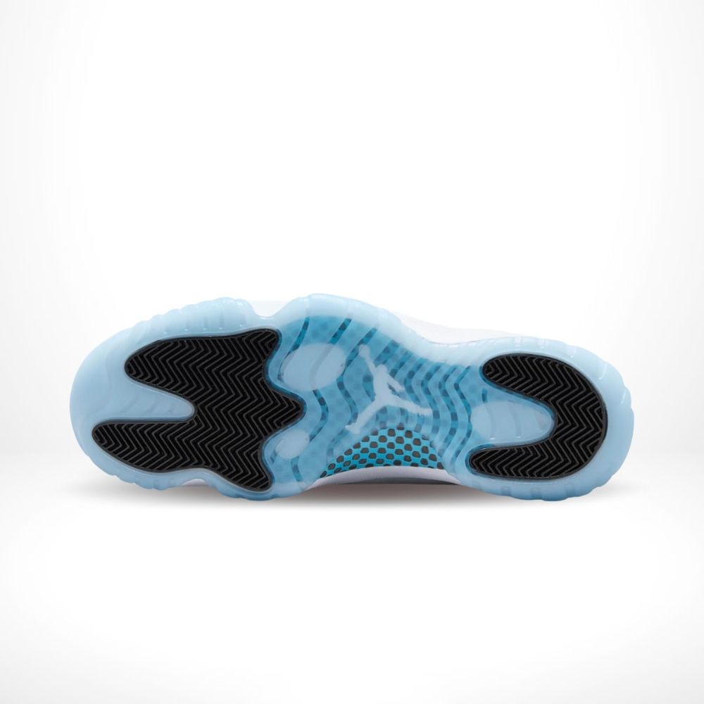 Bottom view of the Air Jordan 11