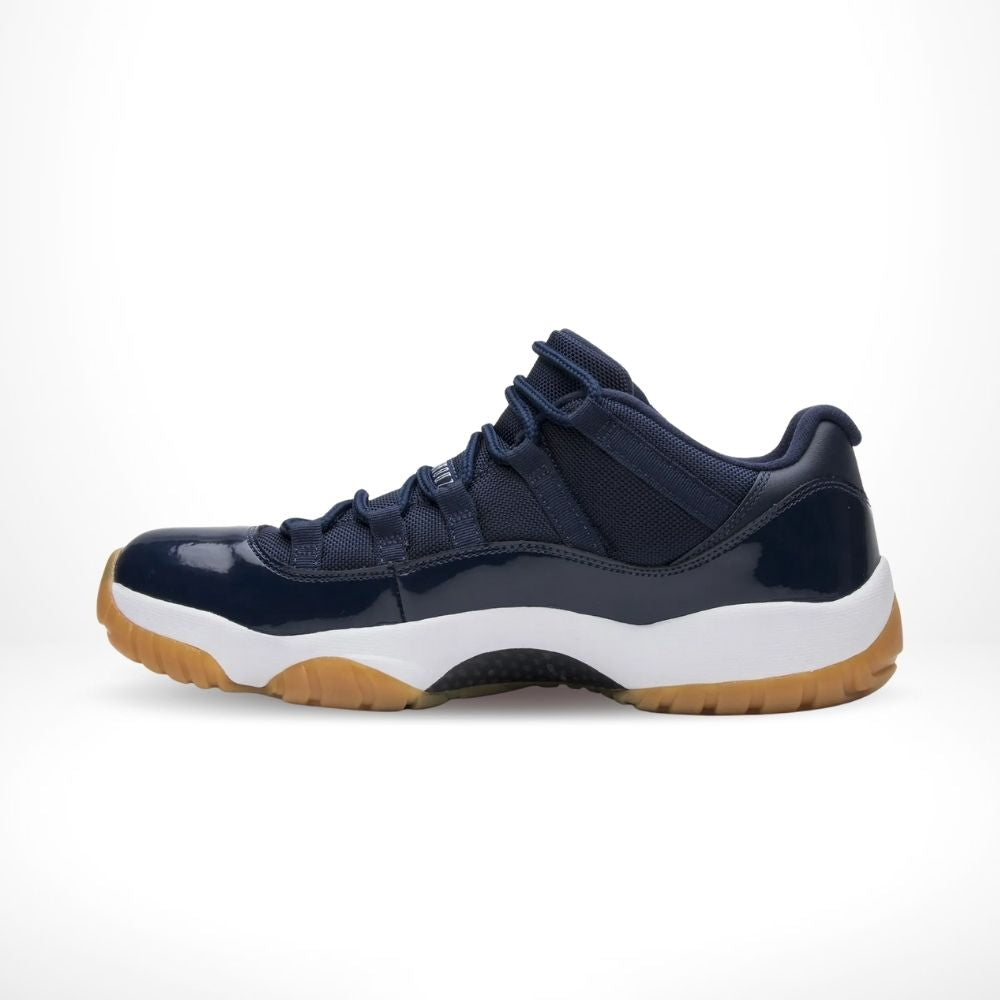 Medial side view of the Air Jordan 11