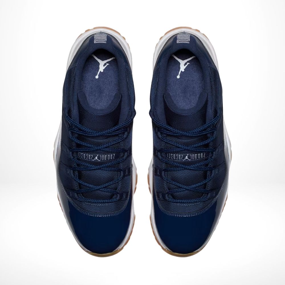 Top-down view of the Air Jordan 11