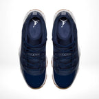 Top-down view of the Air Jordan 11