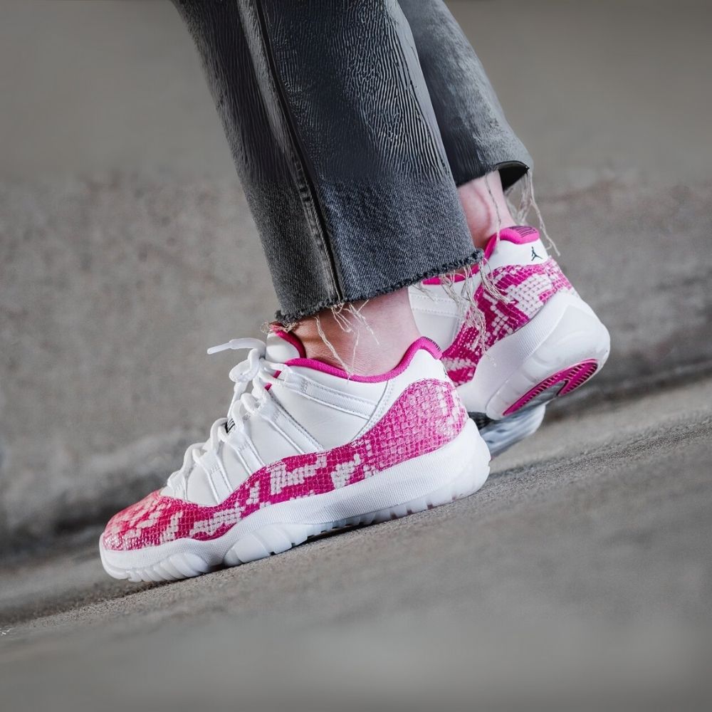 On-foot of the Air Jordan 11