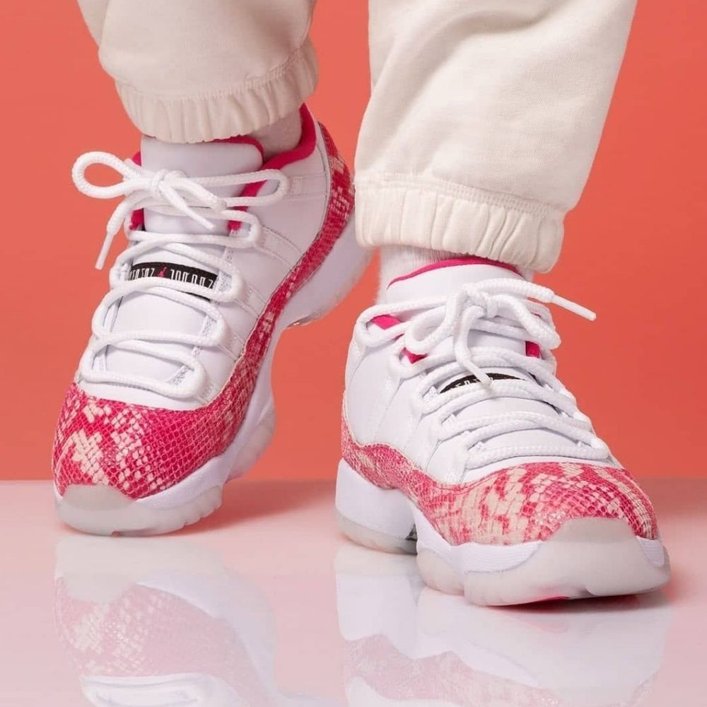 On-foot of the Air Jordan 11