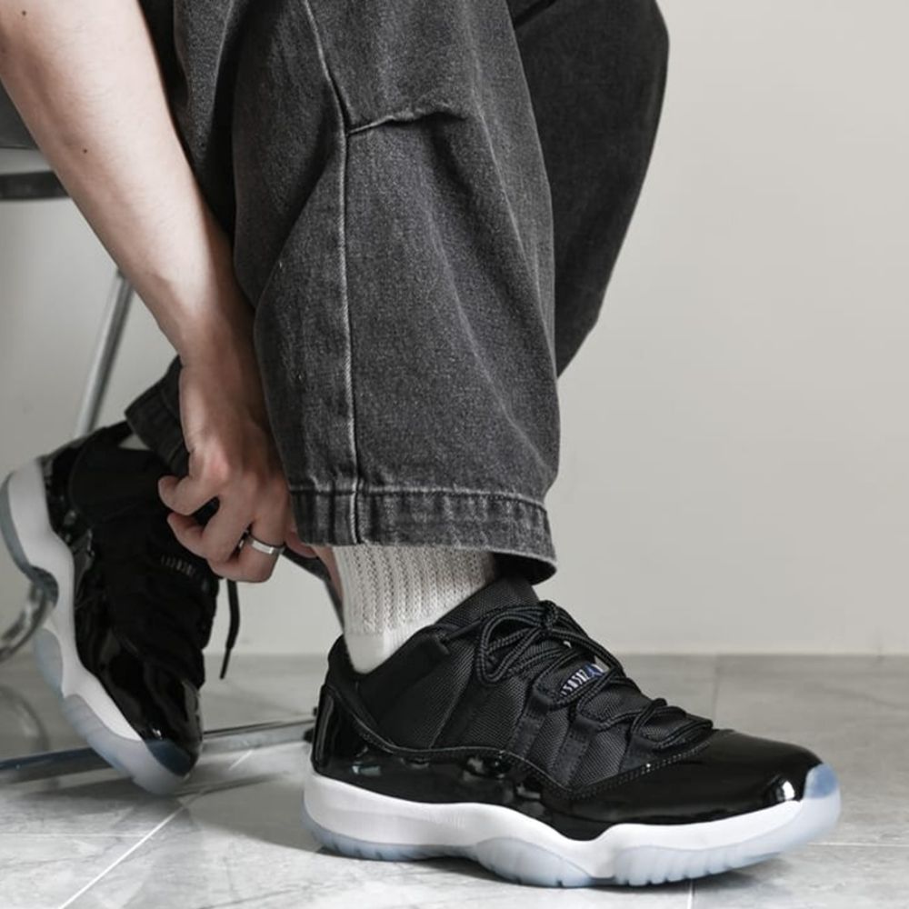 Real lifestyle image of Air Jordan 11
