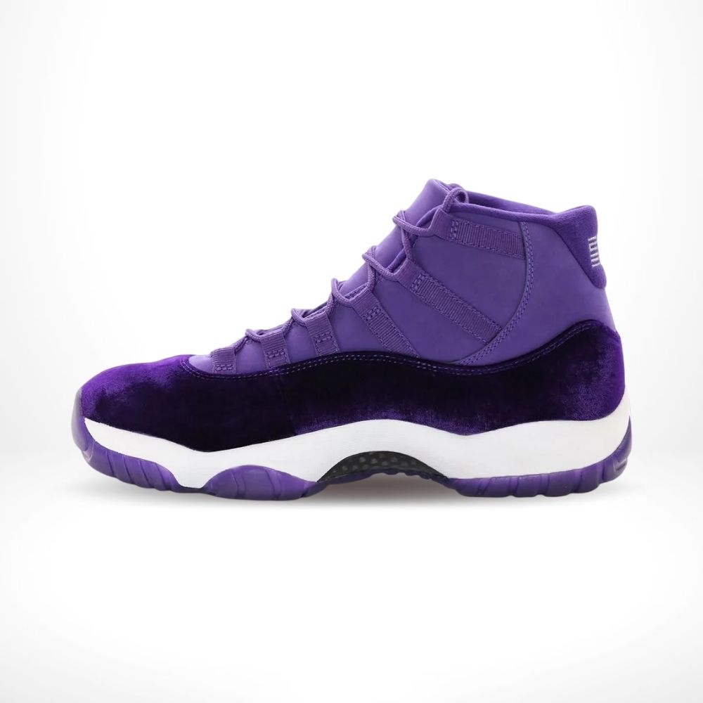 Medial side view of the Air Jordan 11