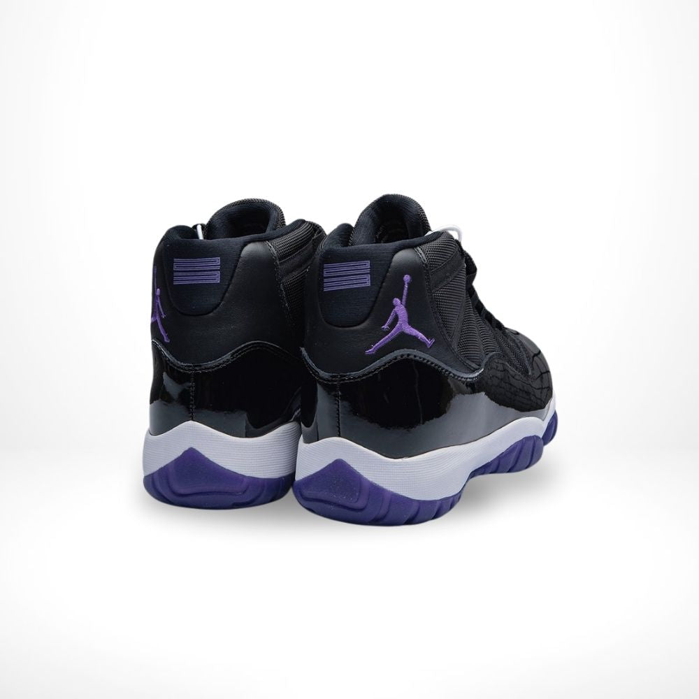 Rear view of the Air Jordan 11