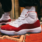 Real lifestyle image of Air Jordan 11