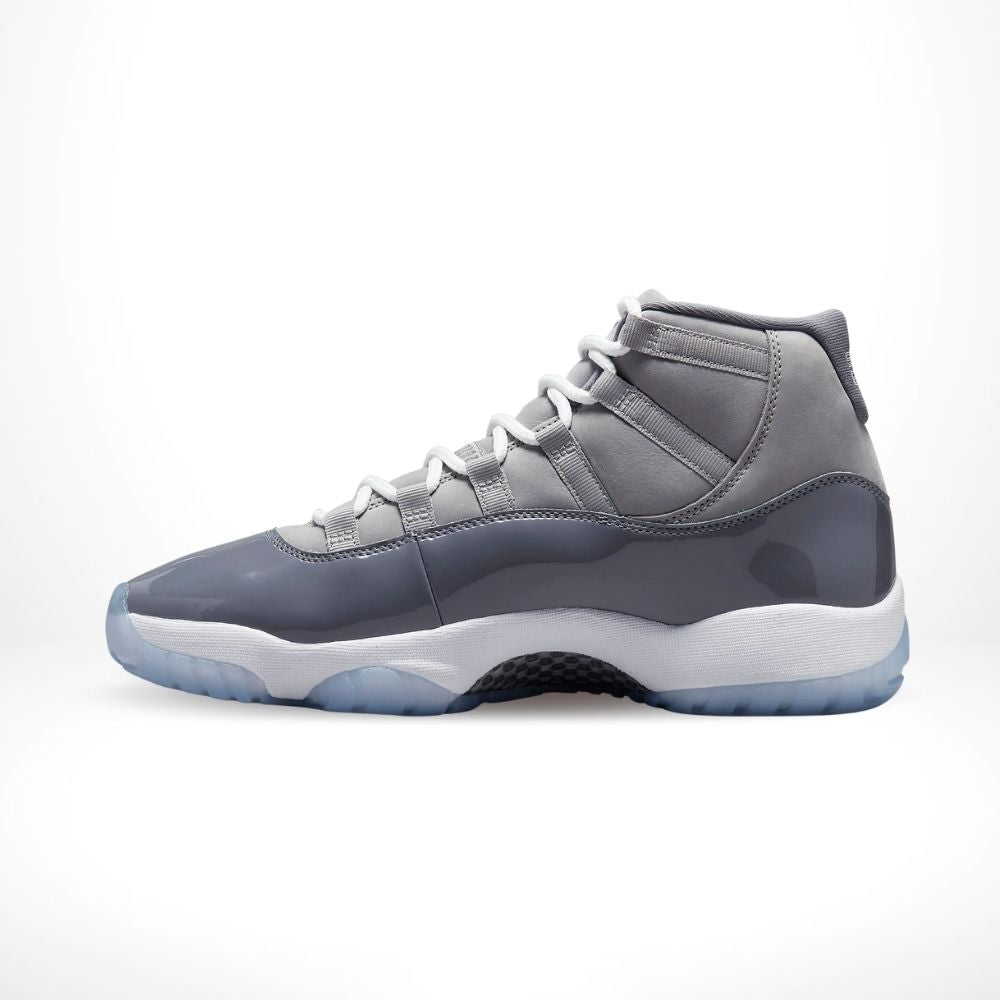 Medial side view of the Air Jordan 11