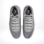 Top-down view of the Air Jordan 11