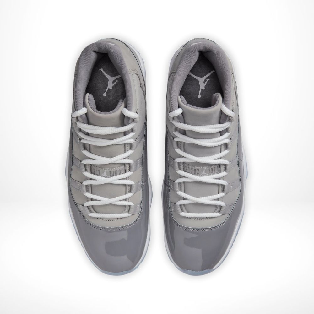 Top-down view of the Air Jordan 11