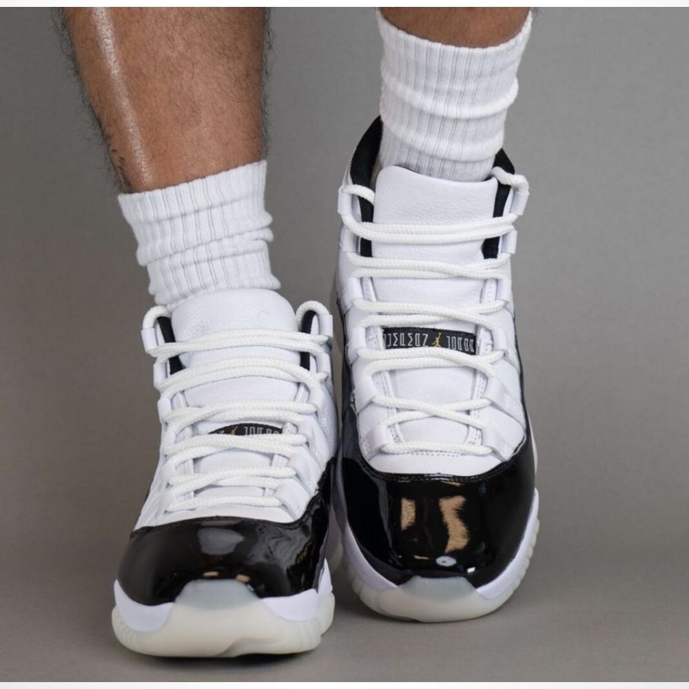 Real lifestyle image of Air Jordan 11