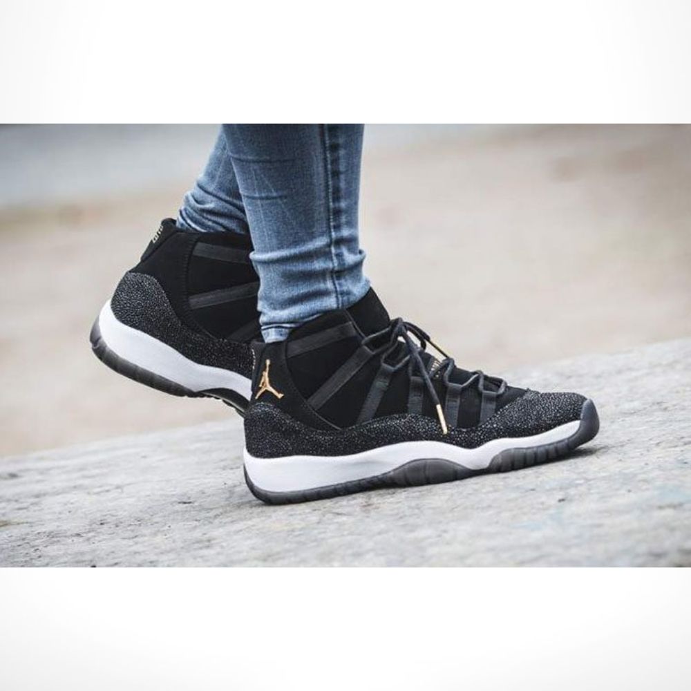 Real lifestyle image of Air Jordan 11