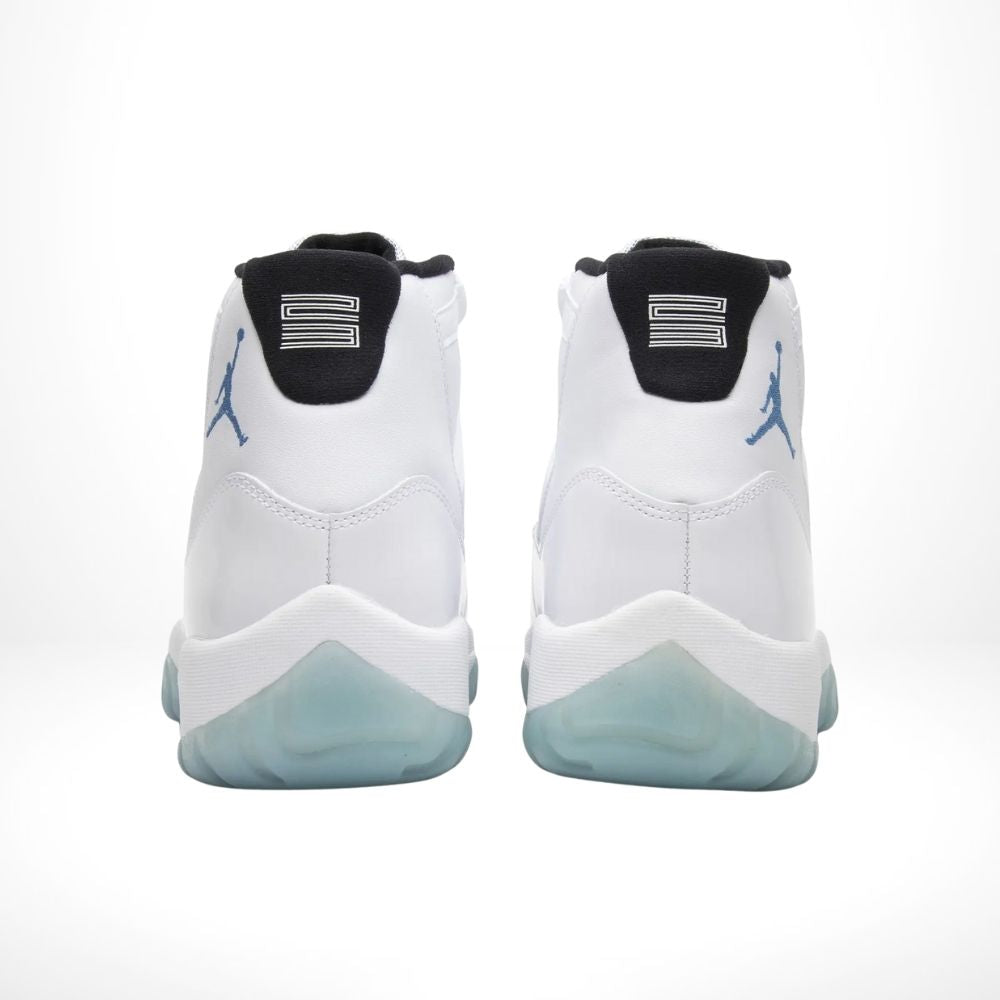 Rear view of the Air Jordan 11