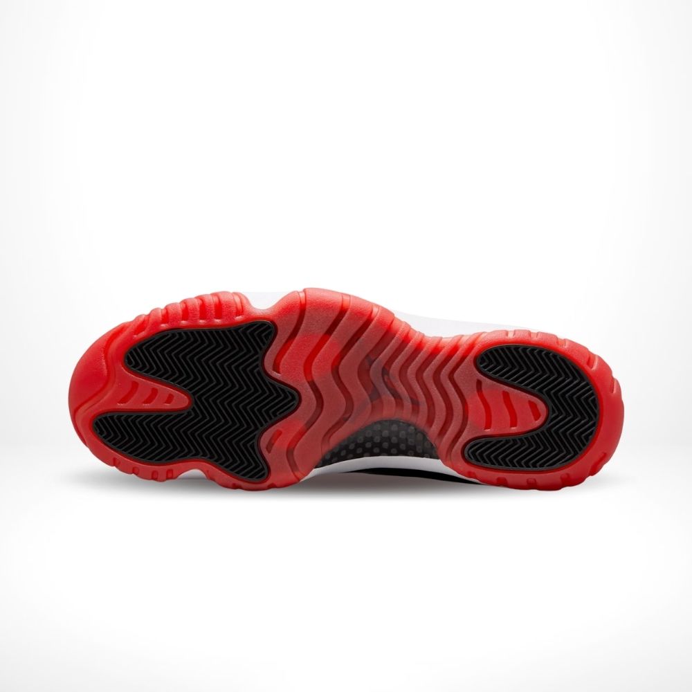 Bottom view of the Air Jordan 11