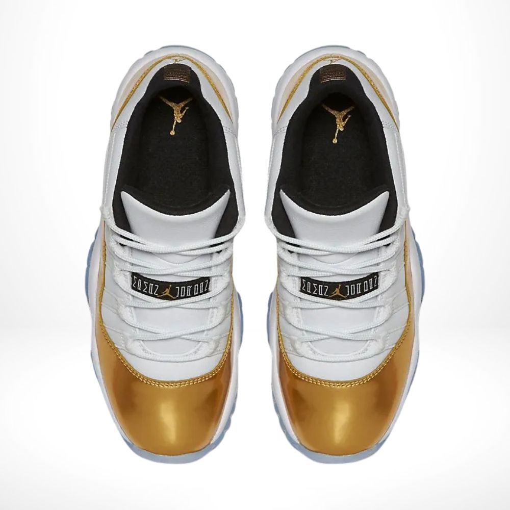 Top-down view of the Air Jordan 11