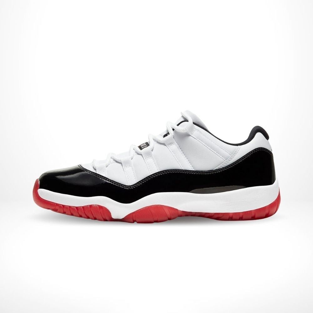 Medial side view of the Air Jordan 11