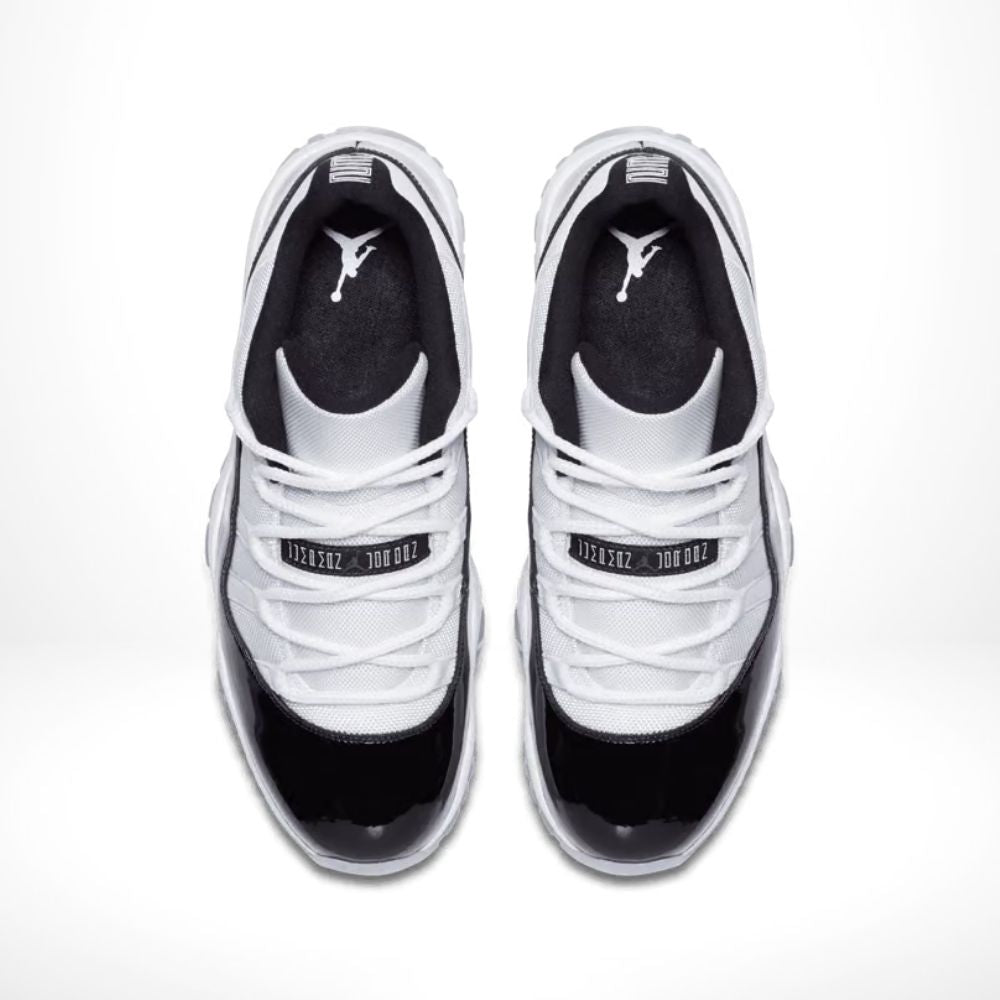 Top-down view of the Air Jordan 11