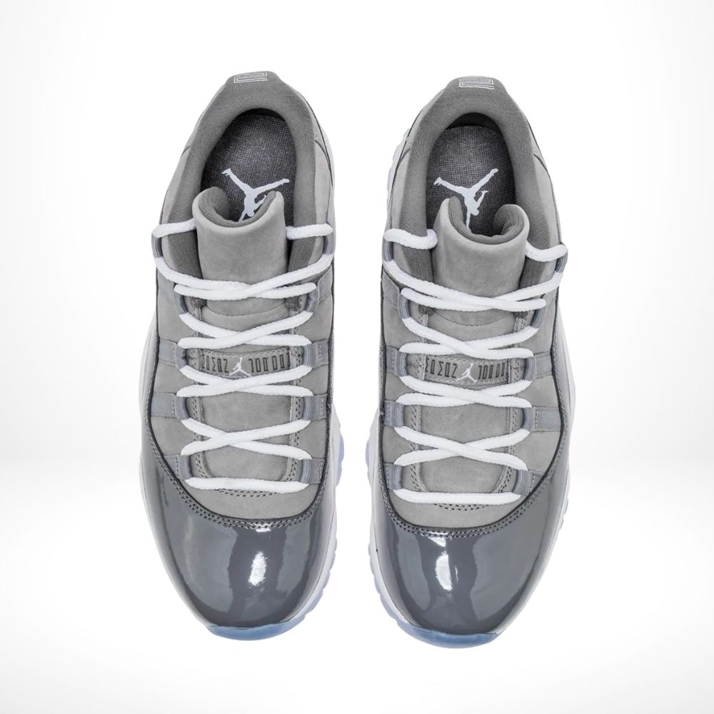 Top-down view of the Air Jordan 11