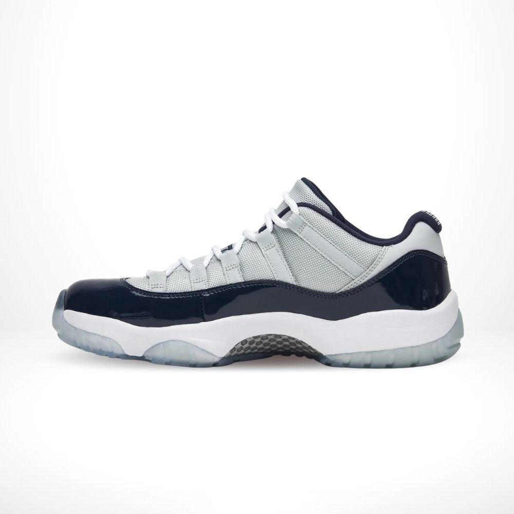 Medial side view of the Air Jordan 11