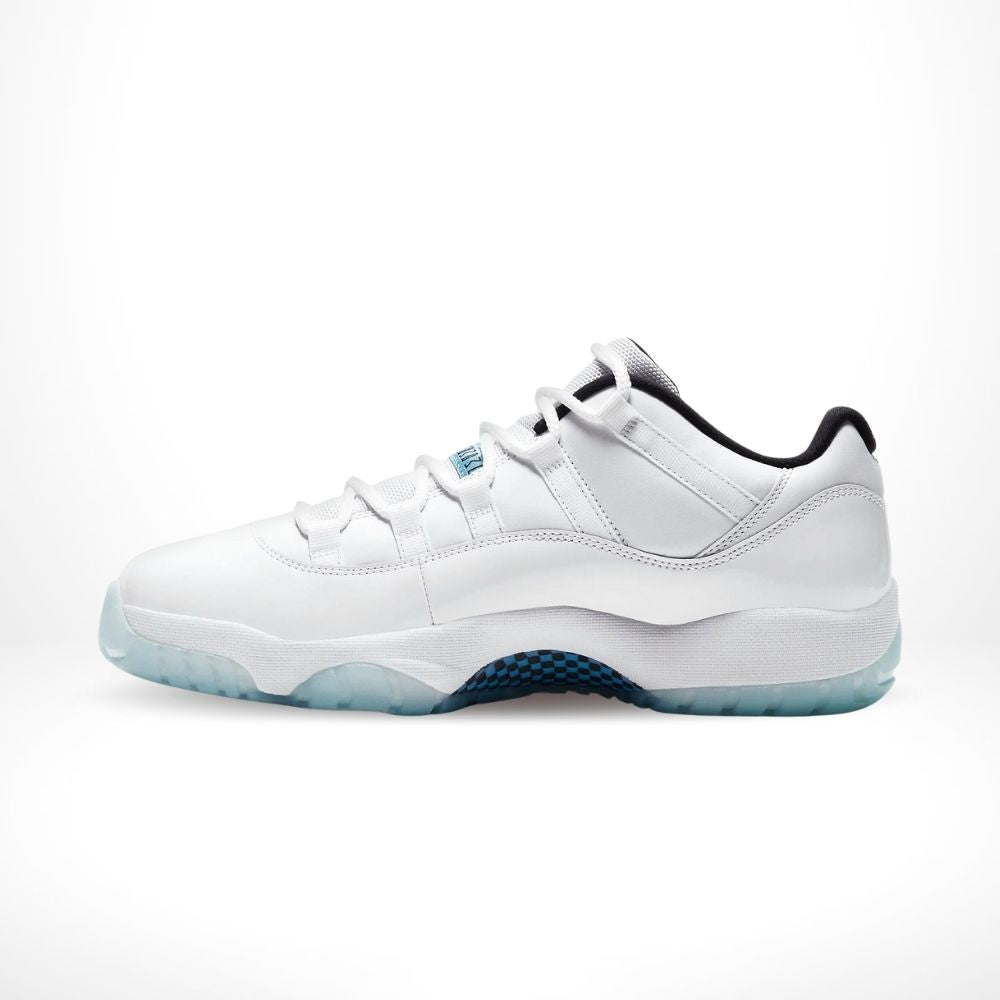 Medial side view of the Air Jordan 11