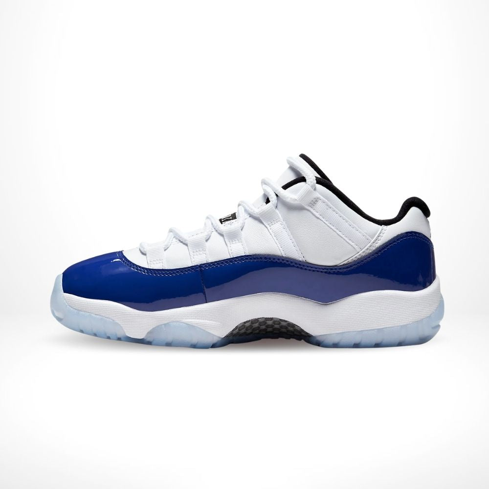 Medial side view of the Air Jordan 11