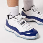 On-foot of the Air Jordan 11