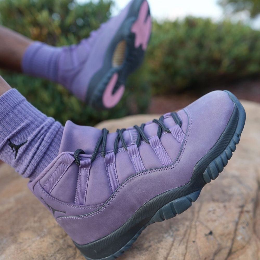 On-foot of the Air Jordan 11