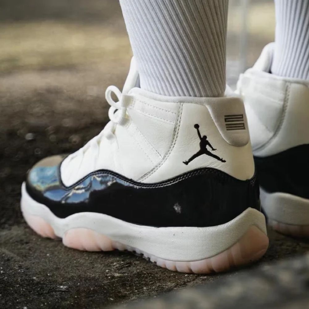 Real lifestyle image of Air Jordan 11