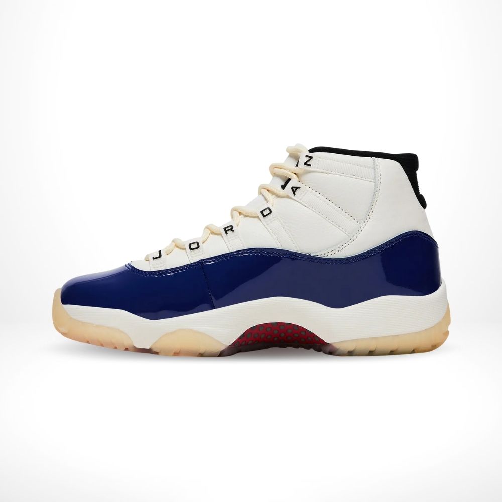 Medial side view of the Air Jordan 11