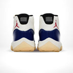 Rear view of the Air Jordan 11