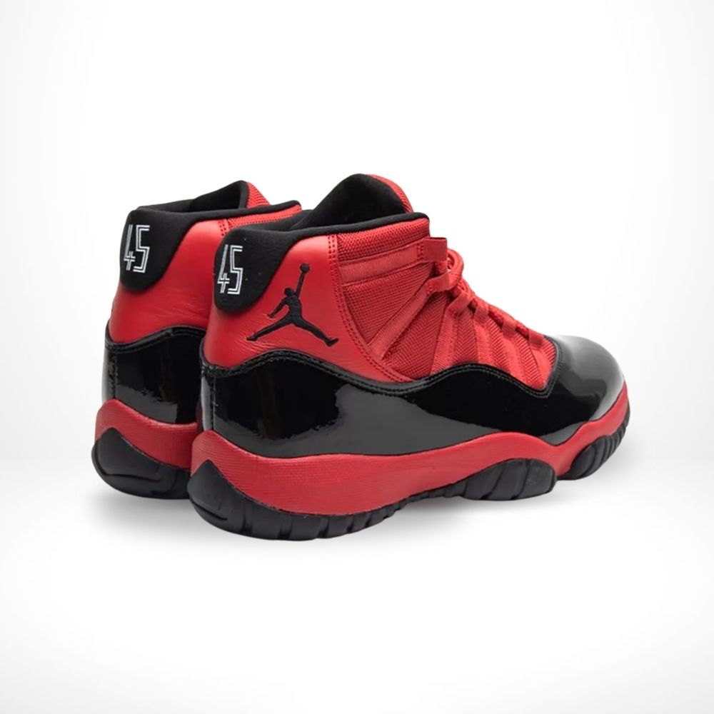 Rear view of the Air Jordan 11