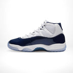 Medial side view of the Air Jordan 11