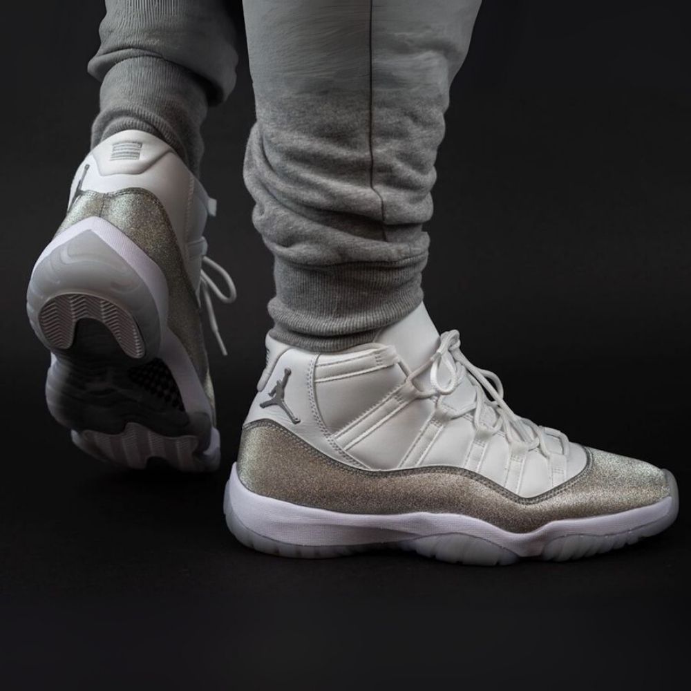 On-foot of the Air Jordan 11