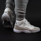 On-foot of the Air Jordan 11