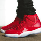 Real lifestyle image of Air Jordan 11