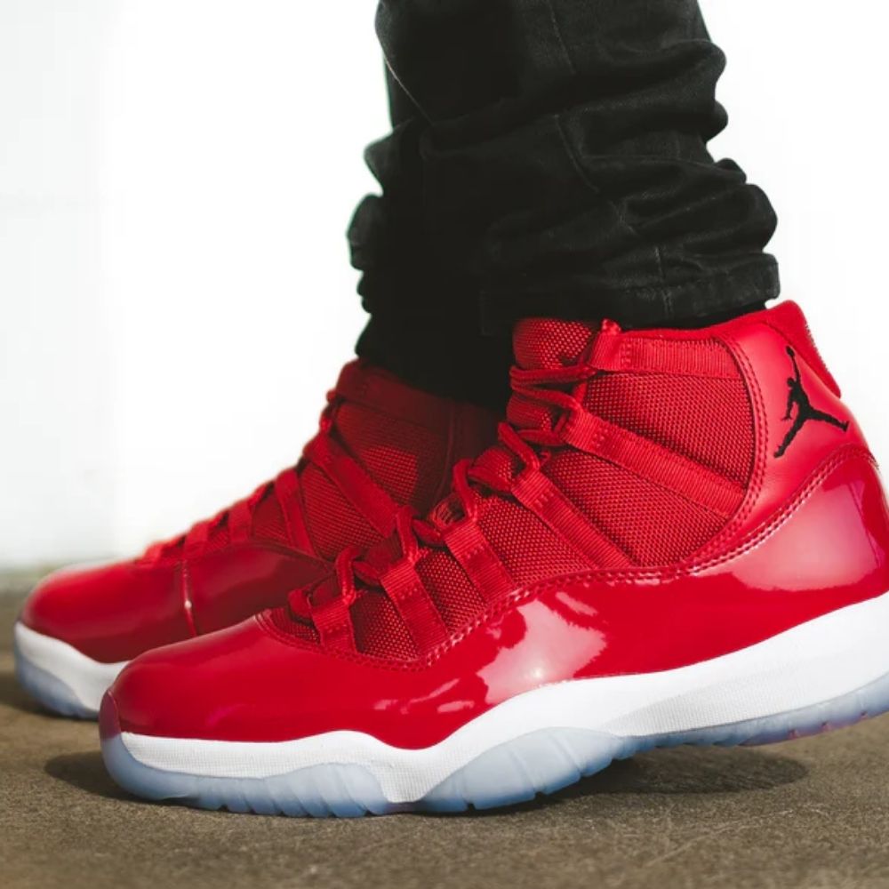 Real lifestyle image of Air Jordan 11