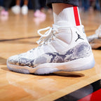 On-foot of the Air Jordan 10