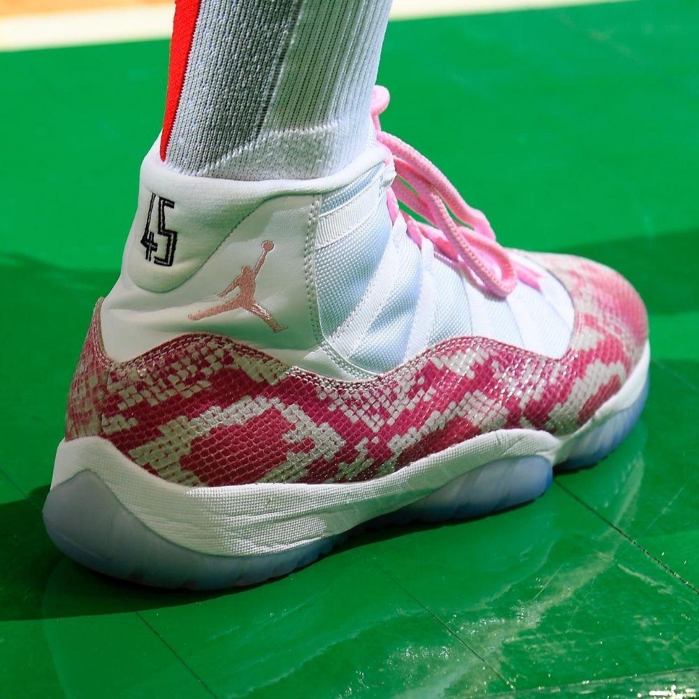 On-foot of the Air Jordan 11