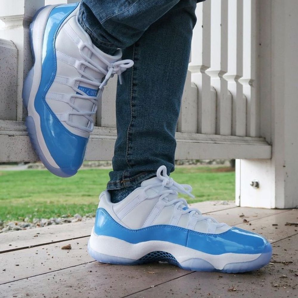 Real lifestyle image of Air Jordan 11