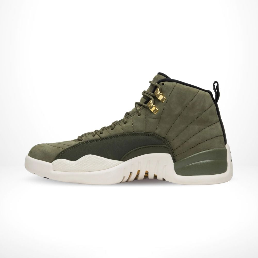 Medial side view of the Air Jordan 12