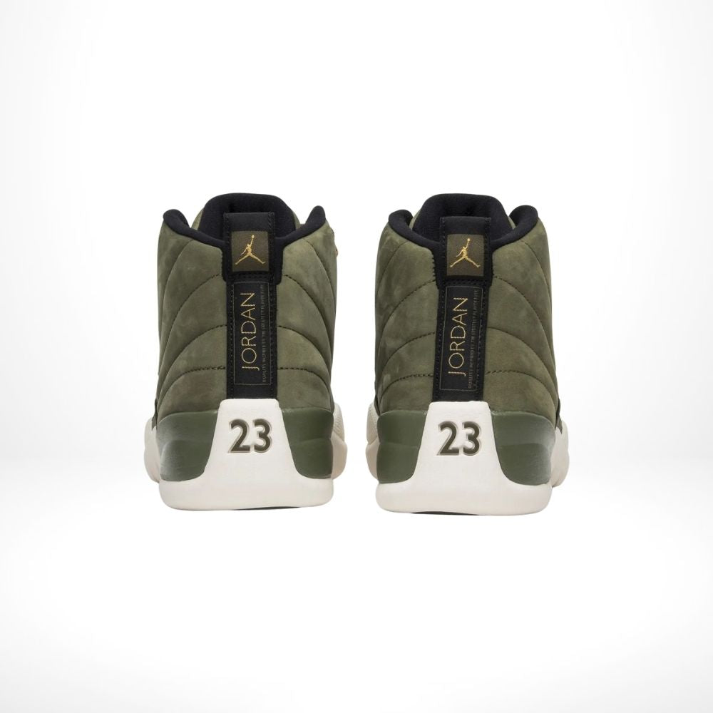 Rear view of the Air Jordan 12