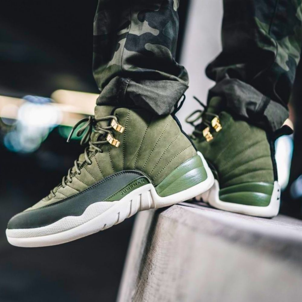 On-foot of the Air Jordan 12