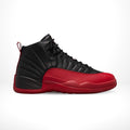 Side view of the Air Jordan 12